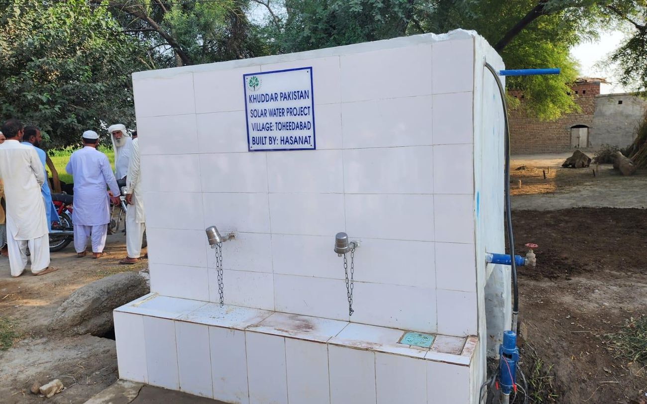 Solar water point at Toheedabad